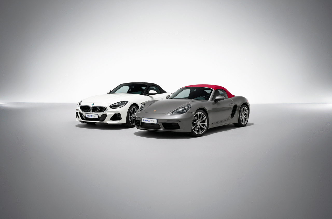 Entre um conversível BMW e um Porsche, fique com os dois. Neste grupo de esportivos você tem acesso a duas lendas por apenas 1/4 do valor.