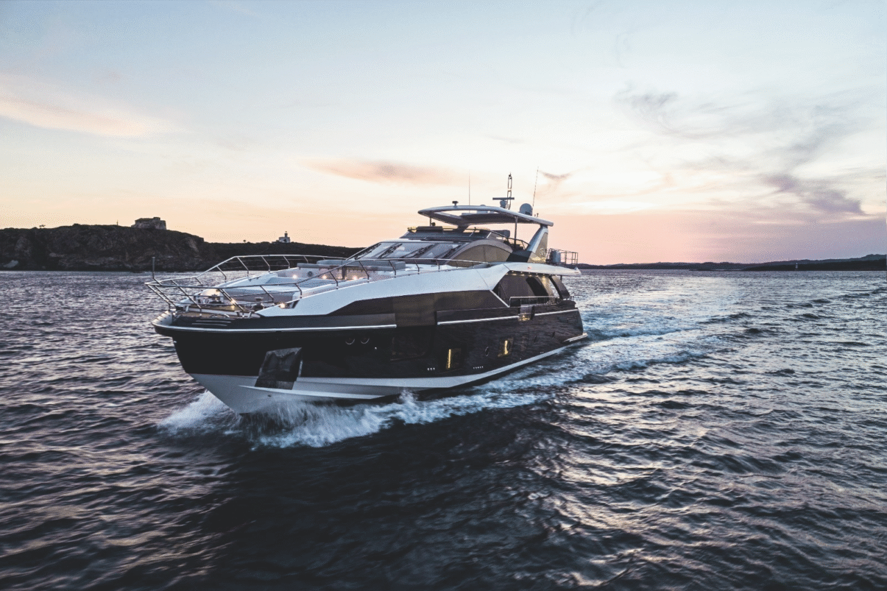 Sofisticação náutica no melhor estilo italiano.